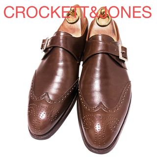 クロケットアンドジョーンズ(Crockett&Jones)の305.CROCKETT&JONES ハンドグレードライン シングルモンク 6E(ドレス/ビジネス)