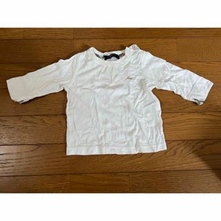 バーバリー(BURBERRY)のBURBERRY 白ロンT ベビー服トップス　70センチ(シャツ/カットソー)