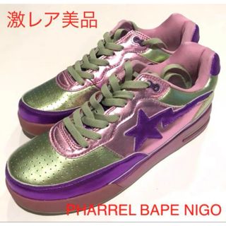 アベイシングエイプ(A BATHING APE)のエイプファレル Pharrel NIGO BAPE ロードスタ Vintage(スニーカー)