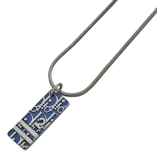 ディオール(Christian Dior) ネックレス（ブルー・ネイビー/青色系）の