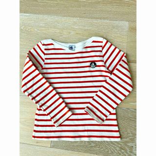 プチバトー(PETIT BATEAU)のプチバトー  ボーダーカットソー　6歳　116cm(Tシャツ/カットソー)