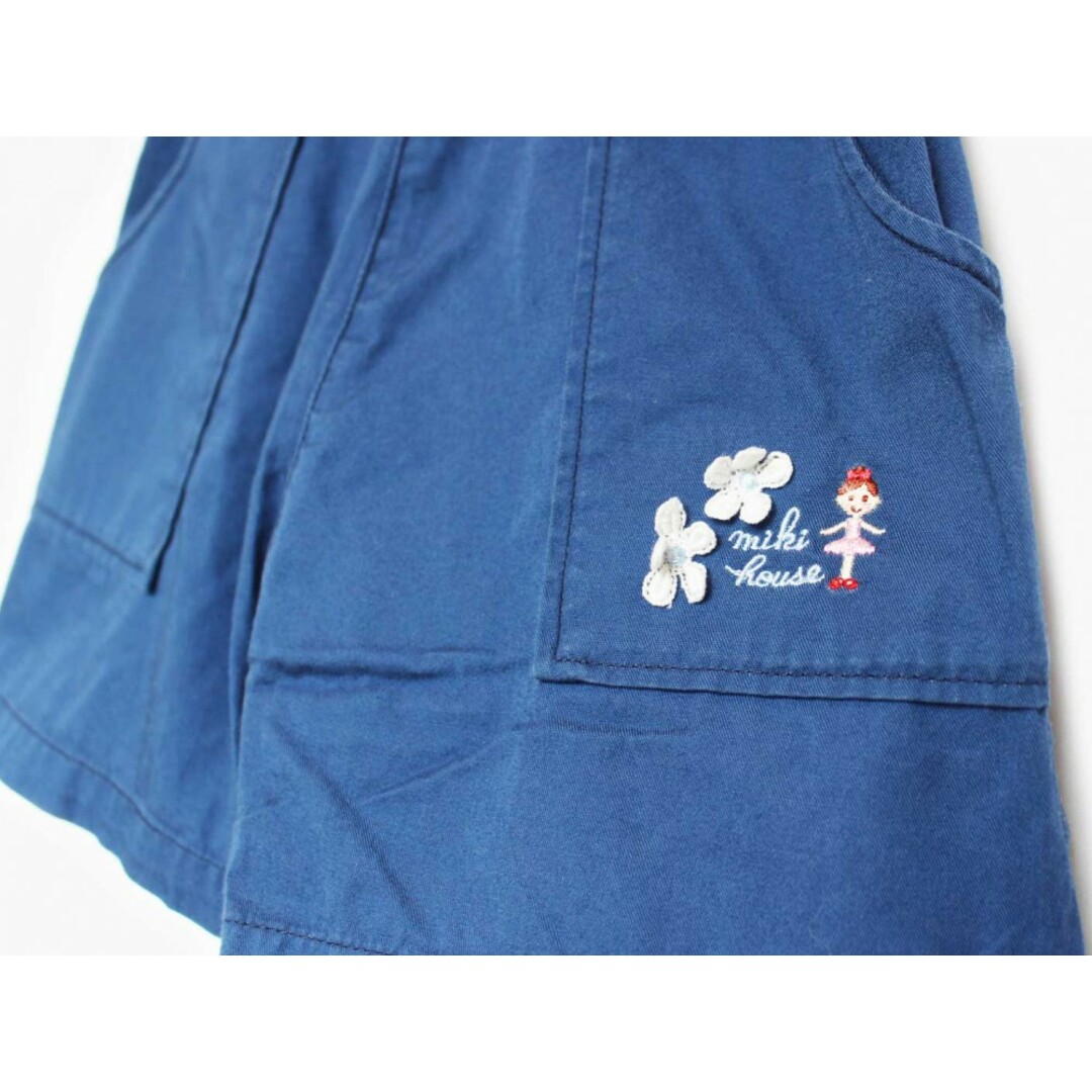 mikihouse(ミキハウス)の【春夏物 新入荷!】[ミキハウス/MIKIHOUSE]110cm キュロットスカート 紺【中古】子供服 キッズ kids 女の子 春夏 bottoms 504042 キッズ/ベビー/マタニティのキッズ服女の子用(90cm~)(その他)の商品写真