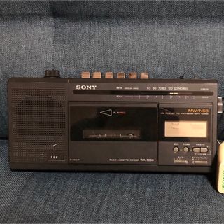 ソニー(SONY)の昭和レトロSONYカセットラジオCASSETTECORDER WA-7000(ラジオ)