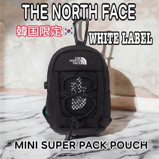 ザノースフェイス(THE NORTH FACE)のノースフェイス 韓国限定 ホワイトレーベル ミニ スーパーパック ポーチ(コインケース/小銭入れ)