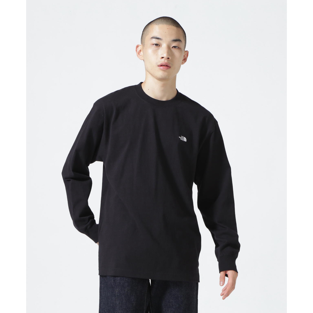 THE NORTH FACE(ザノースフェイス)のTHE NORTH FACE  L/S Nuptse Cotton Tee  メンズのトップス(Tシャツ/カットソー(七分/長袖))の商品写真