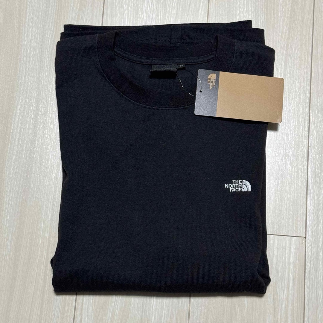 THE NORTH FACE(ザノースフェイス)のTHE NORTH FACE  L/S Nuptse Cotton Tee  メンズのトップス(Tシャツ/カットソー(七分/長袖))の商品写真