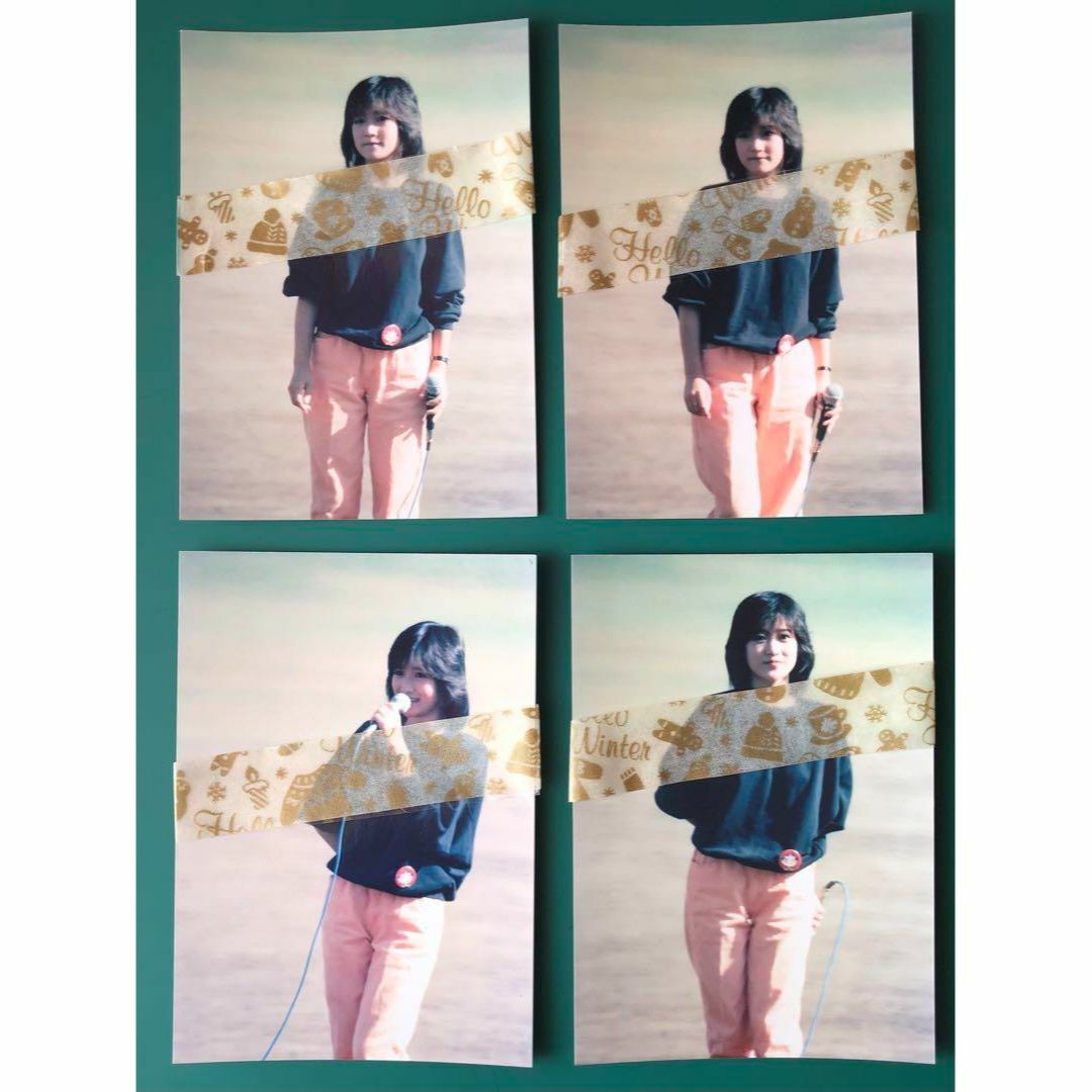 岡田有希子さん　ネガから現像 4枚セット エンタメ/ホビーのタレントグッズ(アイドルグッズ)の商品写真