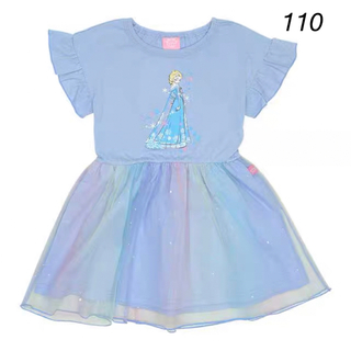 女の子　プリセンス スカート　可愛い ドレス ワンピース　110(ワンピース)