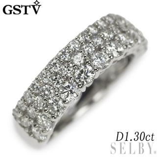 GSTV Pt950 ダイヤモンド リング 1.30ct(リング(指輪))