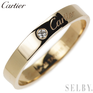 カルティエ(Cartier)のカルティエ K18PG ダイヤモンド リング Cドゥカルティエ/エングレーブド 66号(リング(指輪))