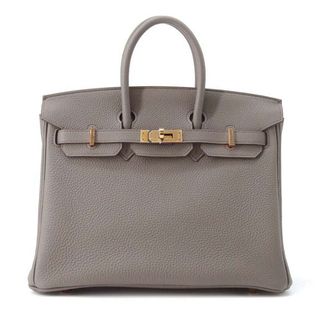 エルメス(Hermes)のエルメス バーキン25 エタン/ピンクゴールド金具 トゴ Z刻印 HERMES Birkin ハンドバッグ(ハンドバッグ)