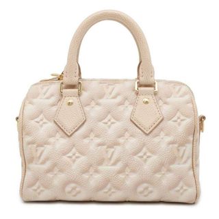 ルイヴィトン(LOUIS VUITTON)のルイヴィトン ハンドバッグ グレインレザー スピーディ・バンドリエール20 M46163 2wayショルダーバッグ(ハンドバッグ)