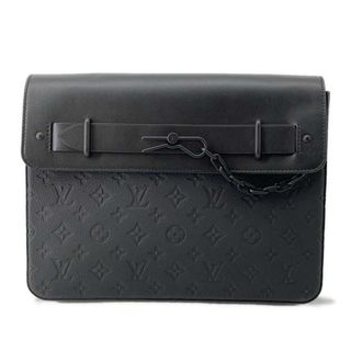 ルイヴィトン(LOUIS VUITTON)のルイヴィトン クラッチバッグ トリヨンレザー ポシェットスティーマー M80140 黒 ブラック(セカンドバッグ/クラッチバッグ)