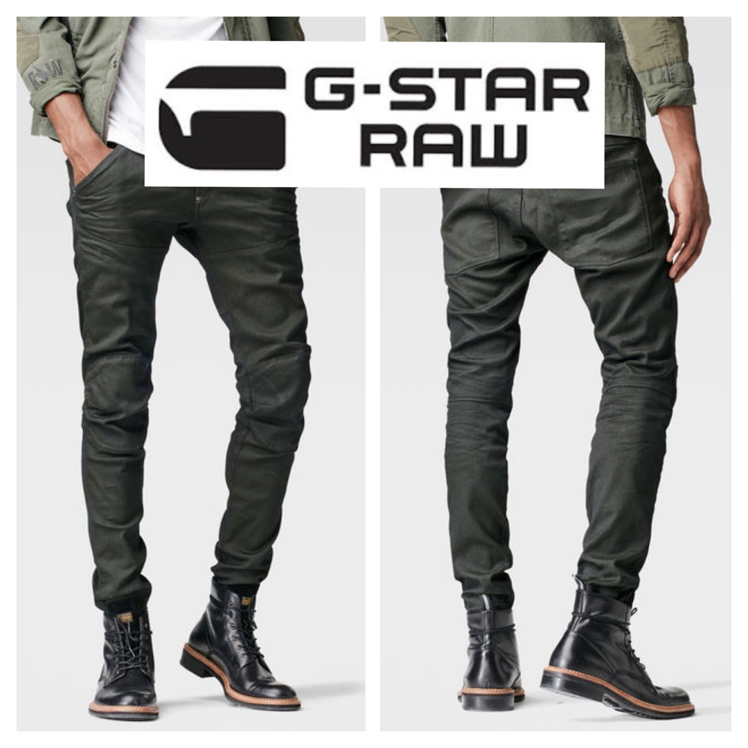 G-STAR RAW(ジースター)の美品■ジー スター■5620 3D スーパースリム コーティング バイカーデニム メンズのパンツ(デニム/ジーンズ)の商品写真