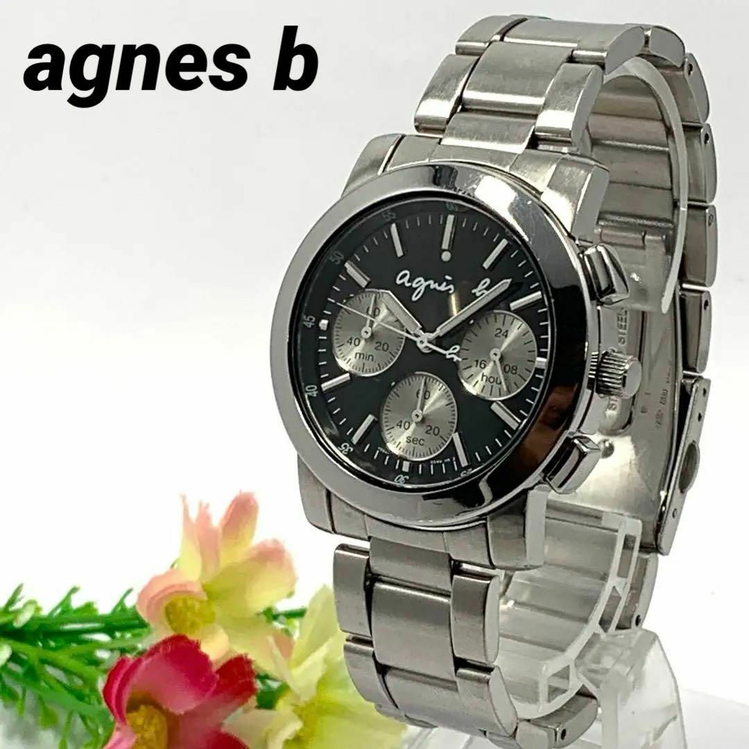 agnes b.(アニエスベー)の162 agnes b アニエスベー メンズ 腕時計 クロノグラフ クオーツ メンズの時計(腕時計(アナログ))の商品写真