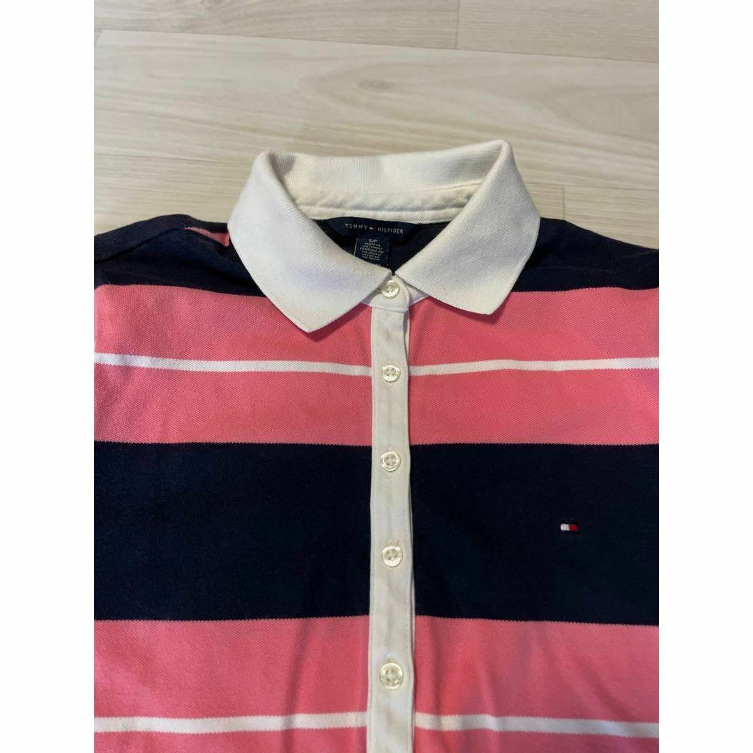 TOMMY HILFIGER(トミーヒルフィガー)のトミーヒルフィガー TOMMY HILFIGER  半袖　ポロシャツ　S/P レディースのトップス(ポロシャツ)の商品写真