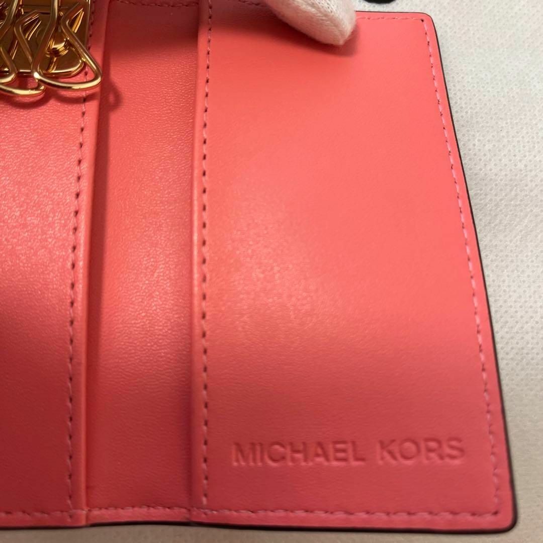 Michael Kors(マイケルコース)の未使用 MICHAEL KORS マイケルコース キーケース6連 バイカラー  レディースのファッション小物(キーケース)の商品写真