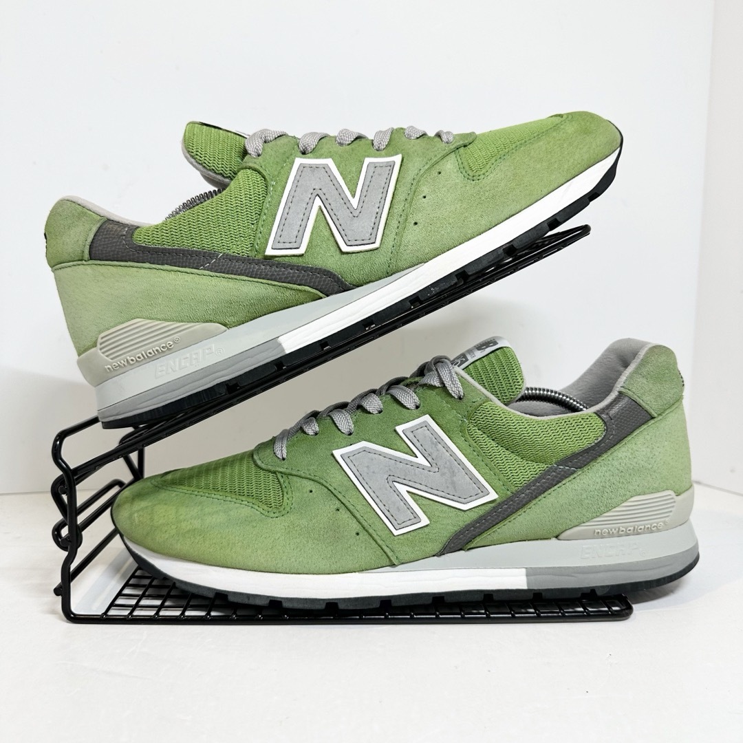 New Balance(ニューバランス)のUSA製★ニューバランス★M996GRN★ライトグリーン/黄緑×グレー★28cm メンズの靴/シューズ(スニーカー)の商品写真