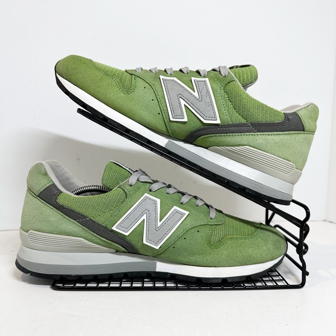 New Balance(ニューバランス)のUSA製★ニューバランス★M996GRN★ライトグリーン/黄緑×グレー★28cm メンズの靴/シューズ(スニーカー)の商品写真