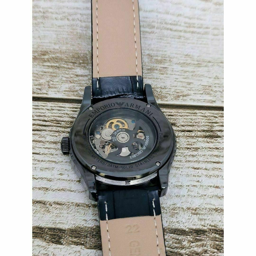 Emporio Armani(エンポリオアルマーニ)の動作品　レア　エンポリオアルマーニ　ブラック　セラミック　腕時計　自動巻き時計 メンズの時計(腕時計(アナログ))の商品写真