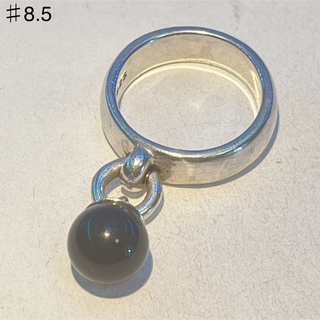 ティファニー(Tiffany & Co.)の642 ティファニー　タングル　ボール　リング　オニキス　8.5号　925(リング(指輪))