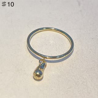 ティファニー(Tiffany & Co.)の643 ティファニー　ティアドロップ　リング　K18 750 10号(リング(指輪))