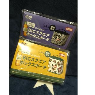 チャムス(CHUMS)の2点セット🍀CHUMS コラボ BIGスクエアポーチ(ノベルティグッズ)