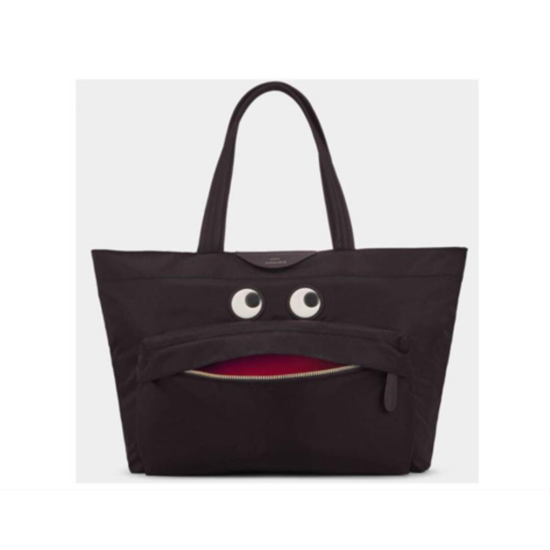 ANYA HINDMARCH(アニヤハインドマーチ)のANYA アニヤハインドマーチ　A4 トートバッグ　カバン ブラック レディースのバッグ(トートバッグ)の商品写真