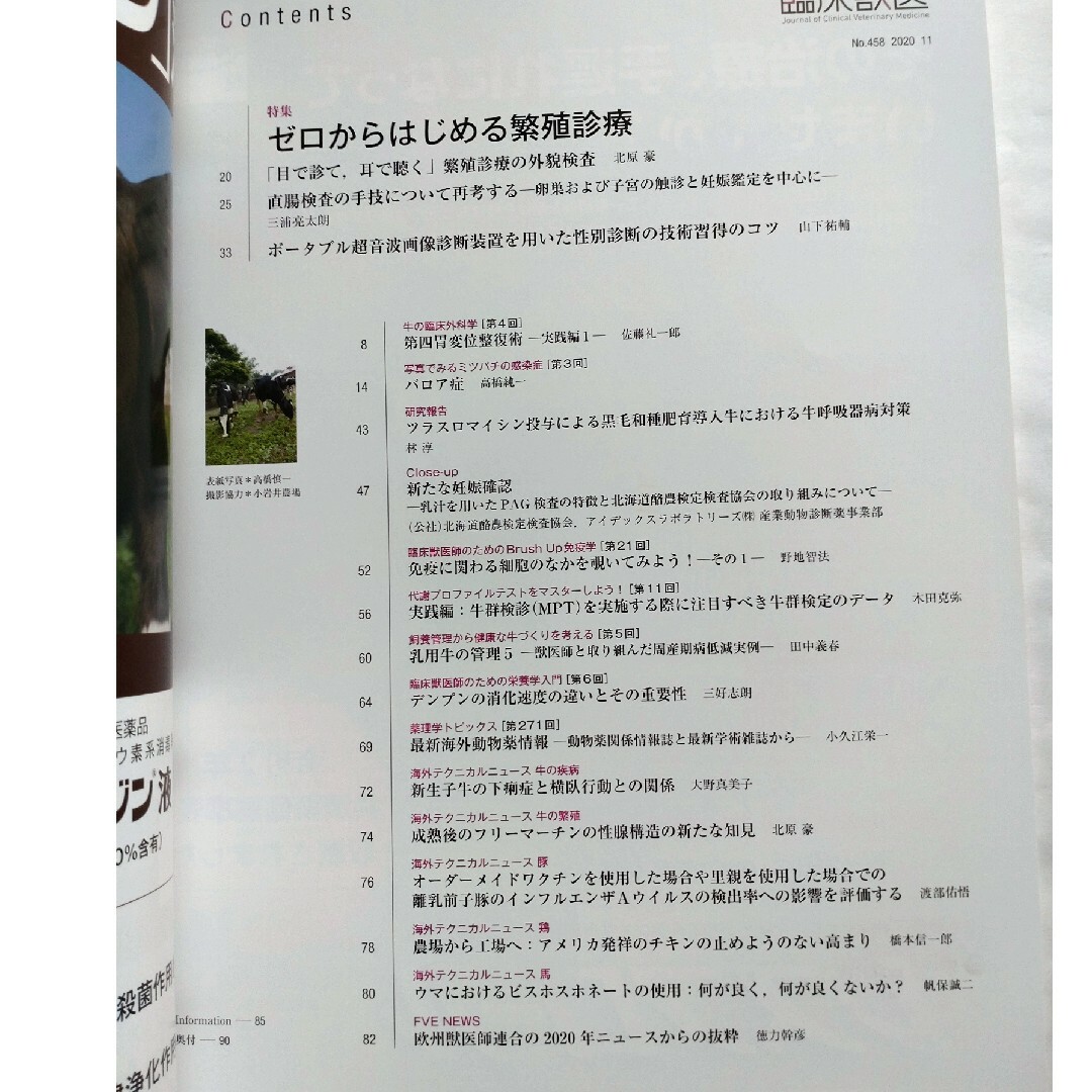 臨床獣医 2020年 11月号 エンタメ/ホビーの雑誌(専門誌)の商品写真