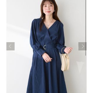 natural couture - 【新品】naturalcouture 骨スト優勝カシュクールワンピース