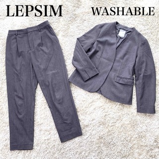 LEPSIM - レプシィム パンツ スーツ セットアップ ノーカラー