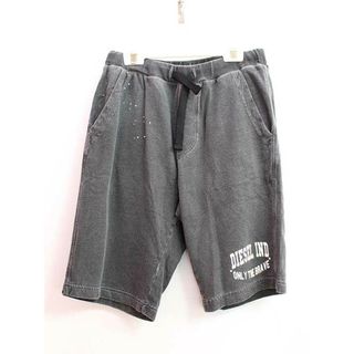 ディーゼル(DIESEL)の【春夏物 新入荷!】▼ディーゼルキッズ/DIESEL kids▼160cm(14)  ショートパンツ/ハーフパンツ/半ズボン/短パン グレー×白×黒 【中古】 子供 キッズ kids ジュニア 男の子 bottoms 春夏 504042(パンツ/スパッツ)