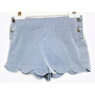 ジャカディ(Jacadi)の【春夏 新入荷!】[ジャカディ/jacadi]96cm位 ショートパンツ/ハーフパンツ/半ズボン/短パン 紺×白【中古】子供服 キッズ kids 女の子 春夏 bottoms 504042(パンツ/スパッツ)