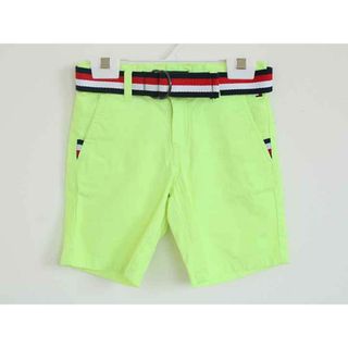 【春夏物 新入荷!】†トミーヒルフィガー/TOMMY HILFIGER†110cm ショートパンツ/ハーフパンツ/半ズボン/短パン 蛍光黄色【中古】子供服 キッズ kids 男の子 女の子 春夏秋 bottoms 214042