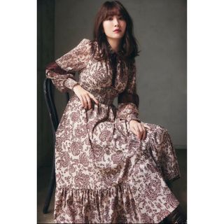 ハーリップトゥ(Her lip to)のHerlipto Winter Floral Long-sleeve Dress(ロングワンピース/マキシワンピース)