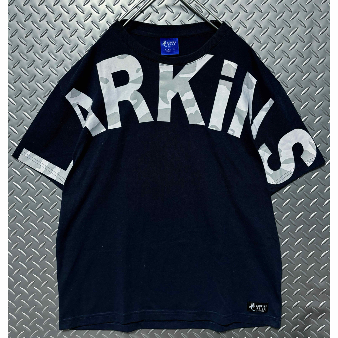 LARKiNS(ラーキンス)のLARKINS ラーキンス ＢＩＧロゴワイドシルエット半袖Ｔシャツ ゆるだぼ メンズのトップス(Tシャツ/カットソー(半袖/袖なし))の商品写真