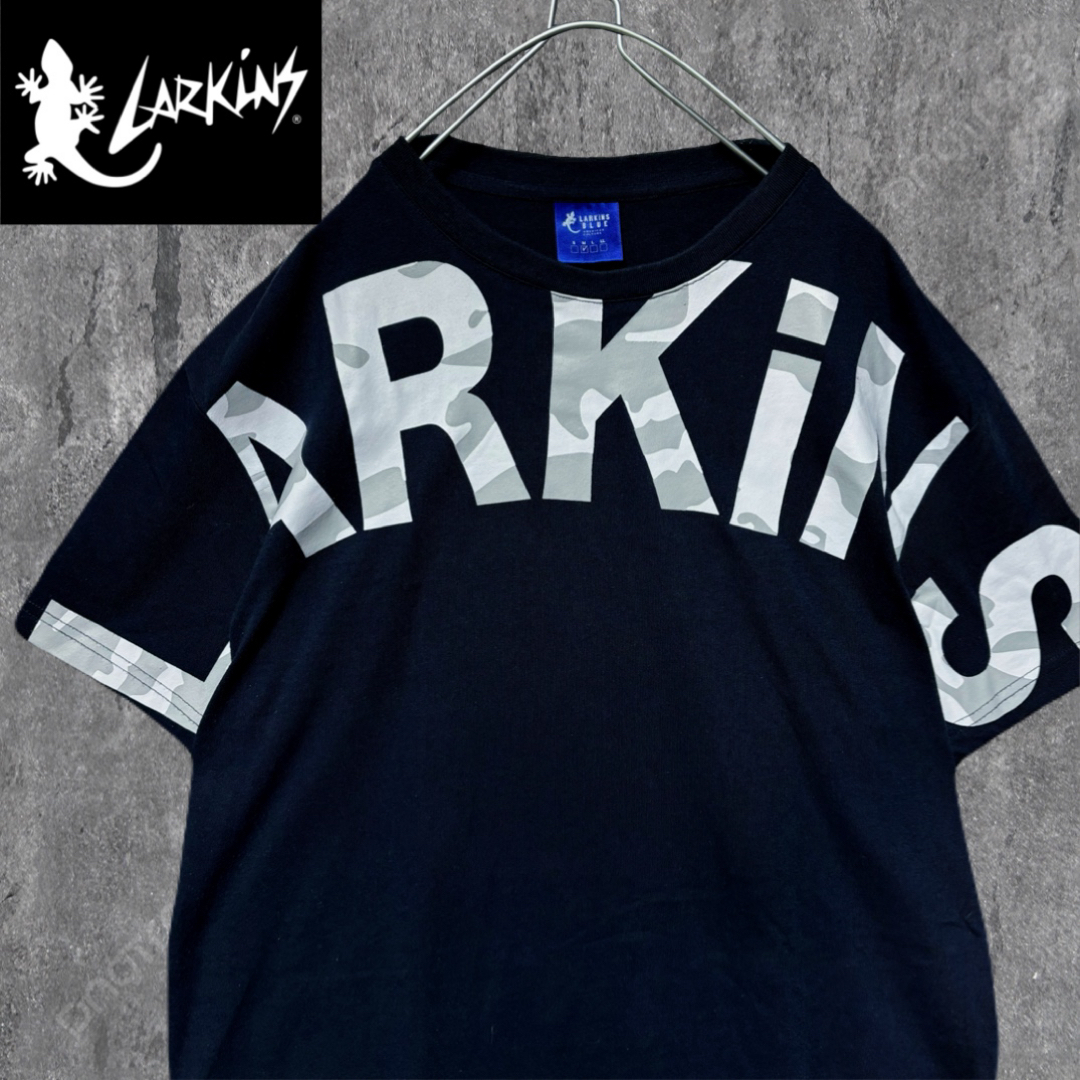 LARKiNS(ラーキンス)のLARKINS ラーキンス ＢＩＧロゴワイドシルエット半袖Ｔシャツ ゆるだぼ メンズのトップス(Tシャツ/カットソー(半袖/袖なし))の商品写真
