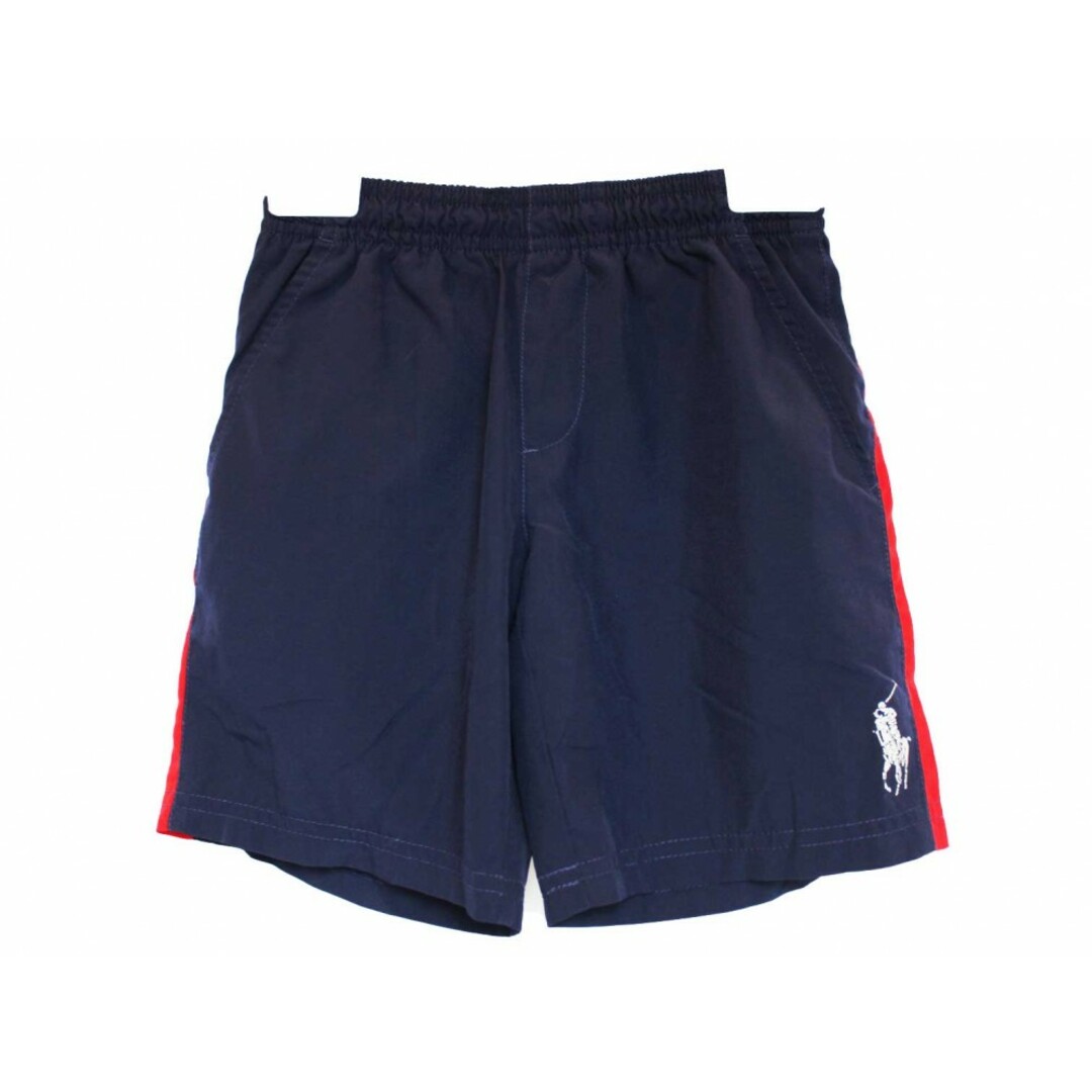 Ralph Lauren(ラルフローレン)の【春夏物 新入荷!】[ラルフローレン/Ralph Lauren]110cm ハーフパンツ/ショートパンツ/半ズボン/短パン 紺×赤【中古】子供服 キッズ kids 男の子 春夏 bottoms 904042 キッズ/ベビー/マタニティのキッズ服女の子用(90cm~)(パンツ/スパッツ)の商品写真