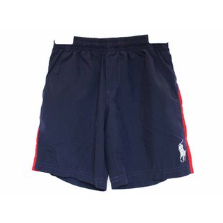 ラルフローレン(Ralph Lauren)の【春夏物 新入荷!】[ラルフローレン/Ralph Lauren]110cm ハーフパンツ/ショートパンツ/半ズボン/短パン 紺×赤【中古】子供服 キッズ kids 男の子 春夏 bottoms 904042(パンツ/スパッツ)