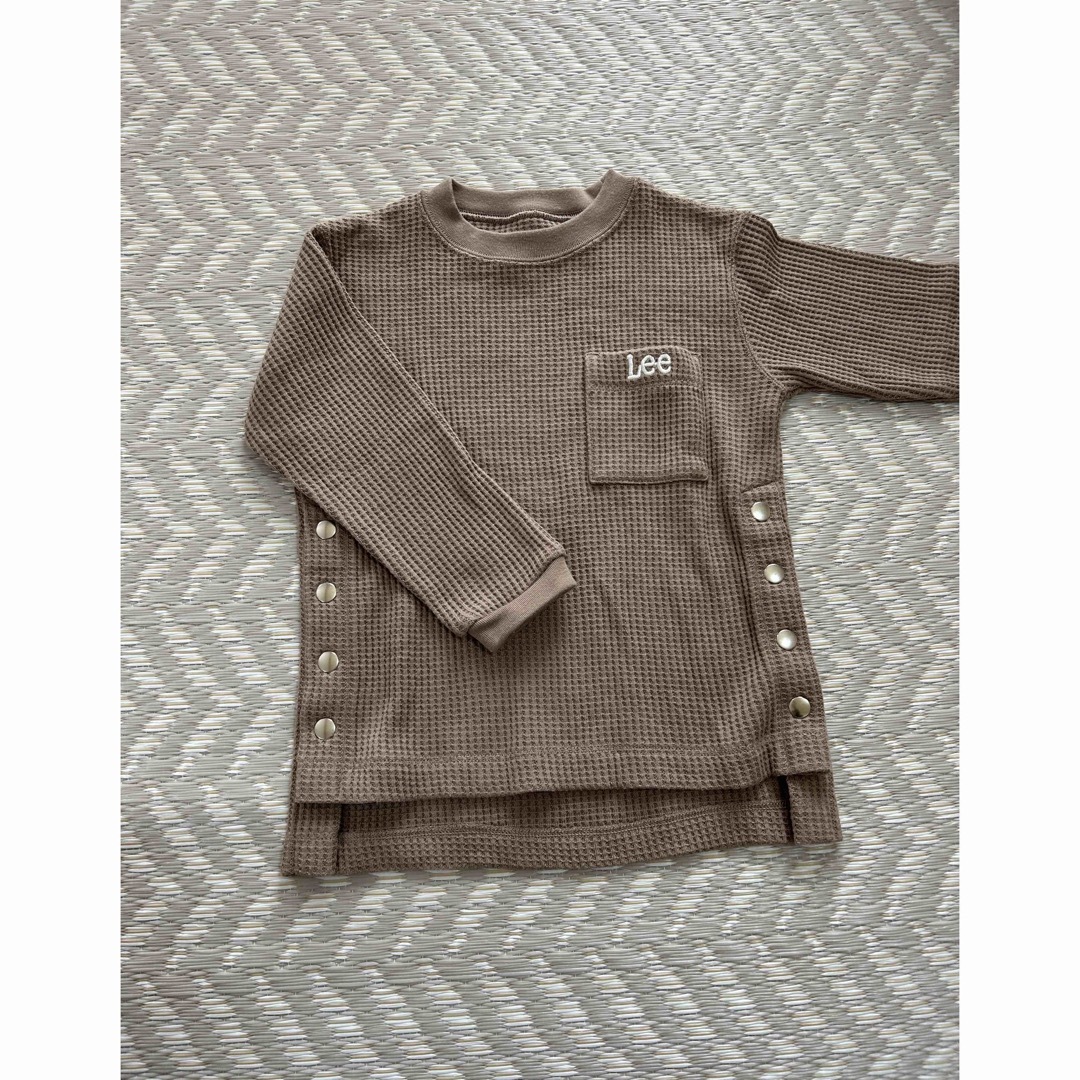 Lee(リー)のLee 長袖　スナップ付きロンT   美品 キッズ/ベビー/マタニティのキッズ服男の子用(90cm~)(Tシャツ/カットソー)の商品写真