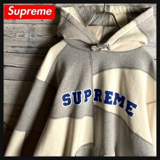 シュプリーム(Supreme)の【美品　希少デザイン】シュプリーム☆ ヴィンテージ加工 パッチワーク パーカー(その他)