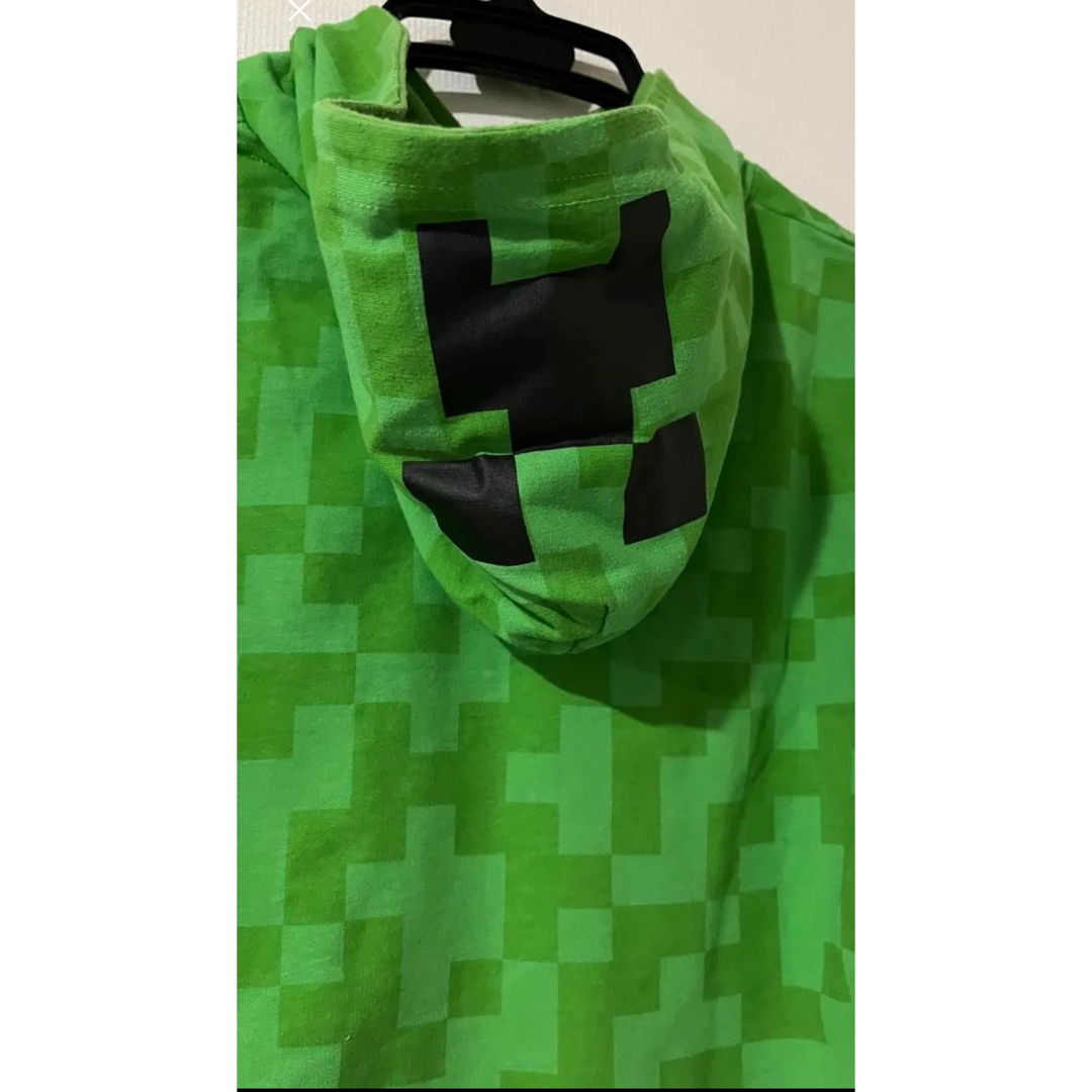 マインクラフト　パーカー　半袖 キッズ/ベビー/マタニティのキッズ服男の子用(90cm~)(その他)の商品写真