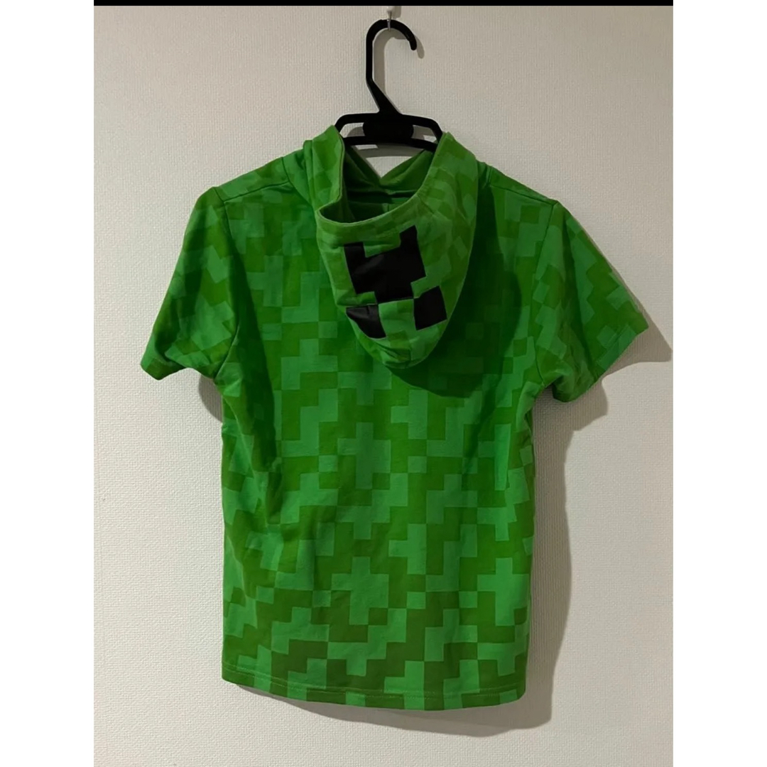 マインクラフト　パーカー　半袖 キッズ/ベビー/マタニティのキッズ服男の子用(90cm~)(その他)の商品写真