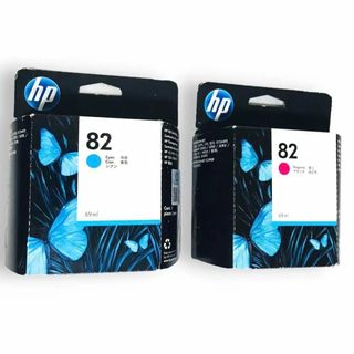 HP - 新品 インク 82 マゼンタ シアン  HP ヒューレットパッカード 2個セット