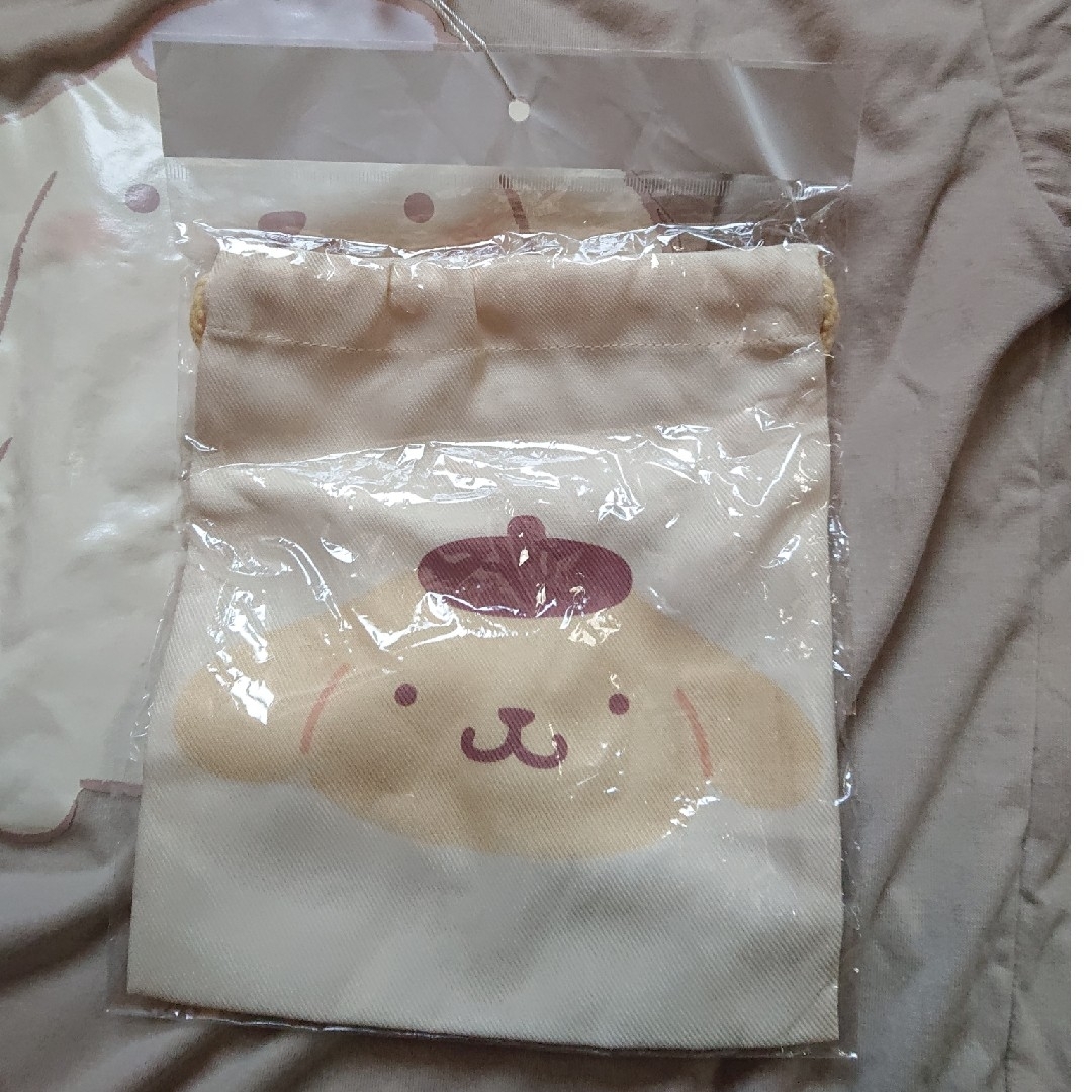 ポムポムプリン(ポムポムプリン)のポムポムプリン  巾着付き レディースのトップス(Tシャツ(半袖/袖なし))の商品写真