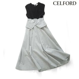 セルフォード(CELFORD)のセルフォード CELFORD■ワンピース スカラップネック  ロング(ロングワンピース/マキシワンピース)