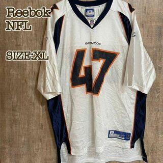 リーボック(Reebok)のReebok リーボック　NFL デンバー・ブロンコス　ゲームシャツ　XL(Tシャツ/カットソー(半袖/袖なし))