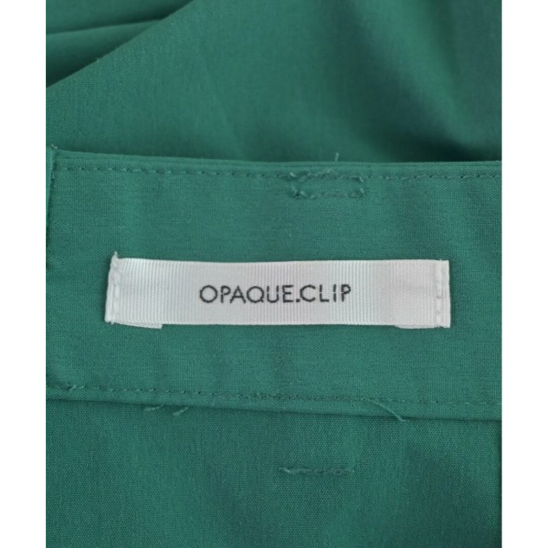 OPAQUE.CLIP(オペークドットクリップ)のOPAQUE.CLIP オペークドットクリップ パンツ（その他） S 緑 【古着】【中古】 レディースのパンツ(その他)の商品写真