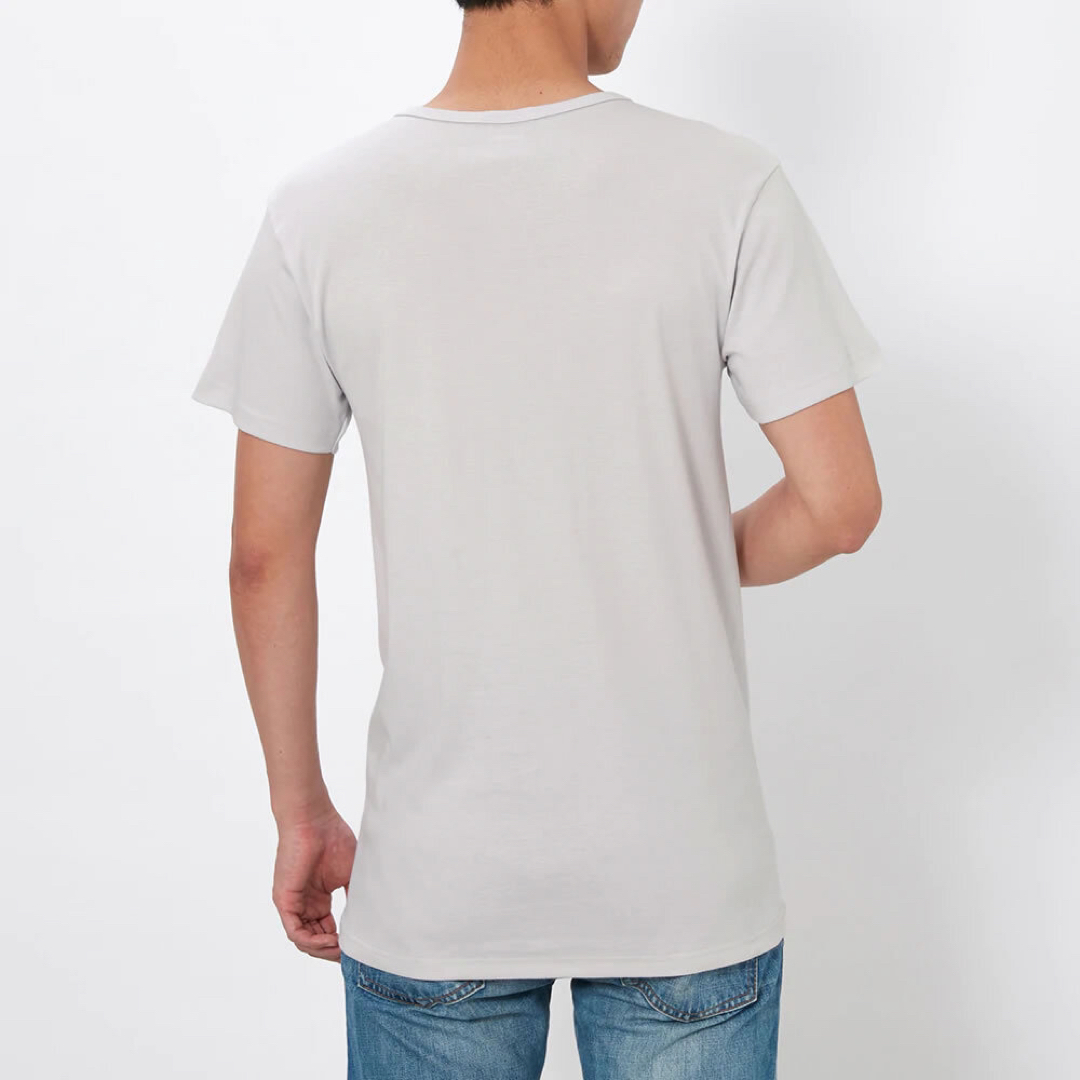 GUNZE(グンゼ)のCV7013 新品2点セット　グンゼクリアスタ　Tシャツ　クリアグレー　XL メンズのトップス(Tシャツ/カットソー(半袖/袖なし))の商品写真