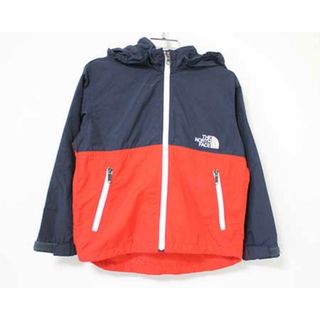 ザノースフェイス(THE NORTH FACE)の【春物 新入荷!】〓ザ・ノースフェイス/THE NORTH FACE〓110cm コンパクトジャケット 紺×赤 撥水【中古】  子供服 キッズ kids 男の子 女の子 春秋 otr 504042(ジャケット/上着)